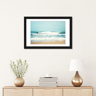 « salty sea air », reproduction de photo sur toile tendue