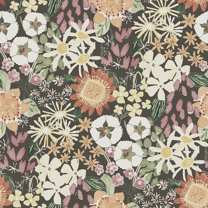 Anika Wallpaper Roll, Rasberry