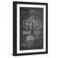 « bicycle 1891 craie » par steve king, reproduction d’art encadrée-18046342