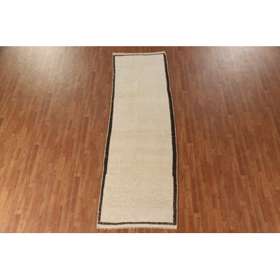 Natural Dye Anatolian Turkish Runner Rug 3x10