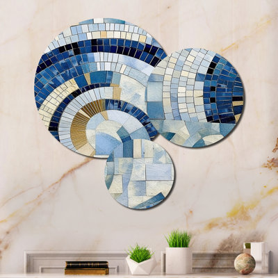 Abstract Wall Decor on Metal