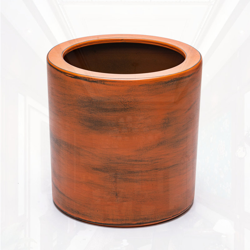 Painted Plastic Self-watering Planter Pot