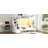 Full XL Size Loft Bed With Storage Staircase And Full Size Murphy Bed, With LED Light