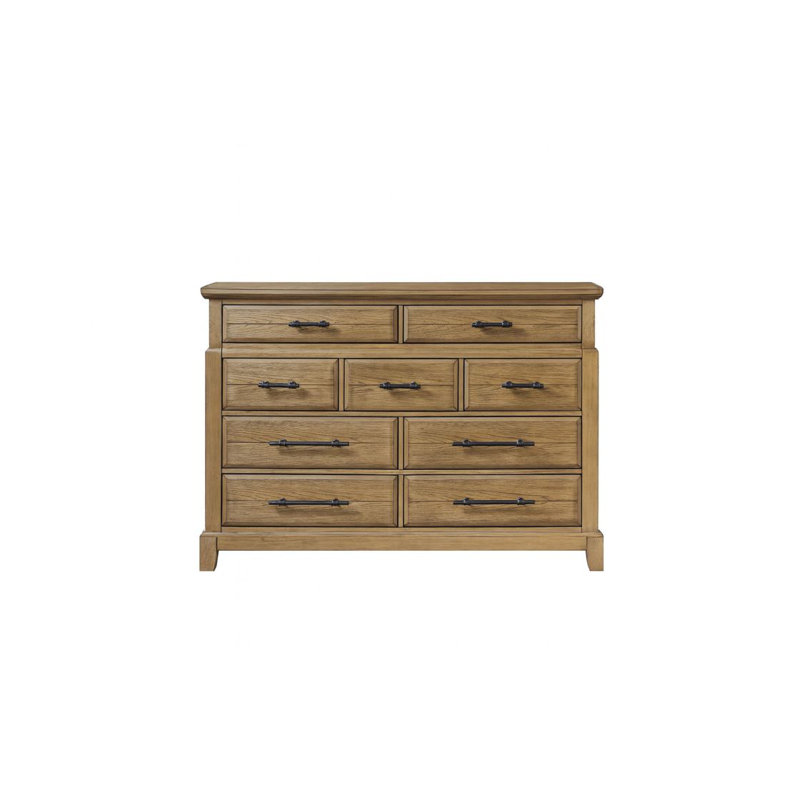 Commode 9 tiroirs - Finition caramel