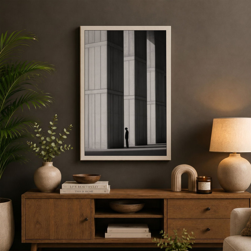 Print, 18x12 - 45.7 x 30.5 cm, Taupe Border