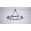 Turco 12 - Light Wagon Wheel Chandelier-127254407