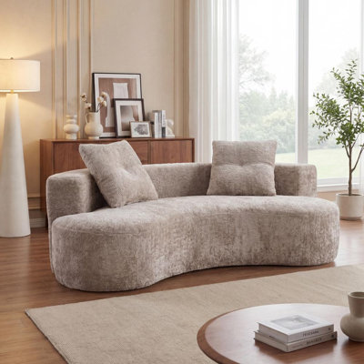 3 Seater Compression Sectional Sofa Couch
