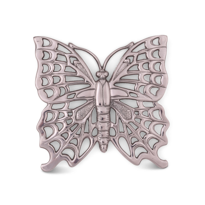 Butterfly Aluminum 1 Piece Trivet