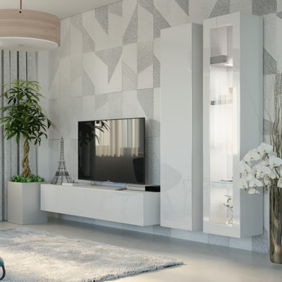 Unfinished Floating Entertainment Centre for TVs up to 48"