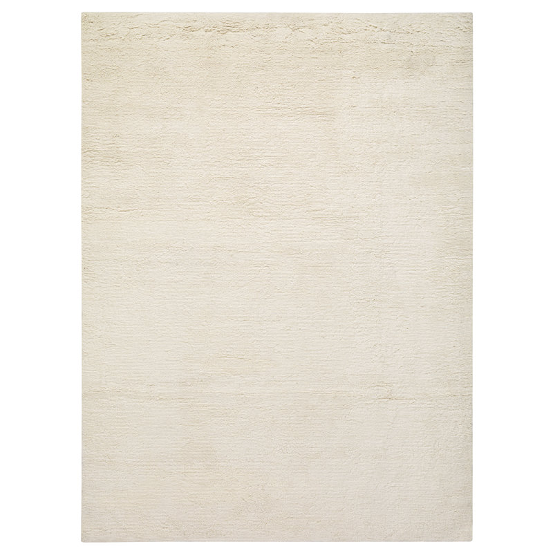 Deep Pile Merino Natural Area Rug, Rectangle 8' x 10'