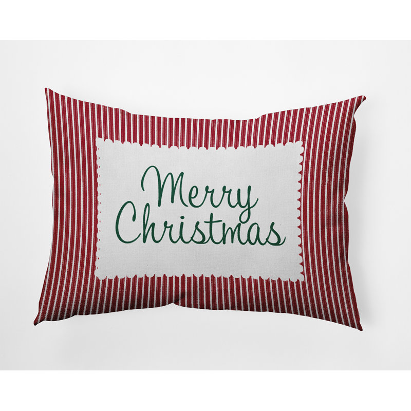 Coussin décoratif en polyester intérieur / extérieur, 14 po x 20 po, Rectangulaire