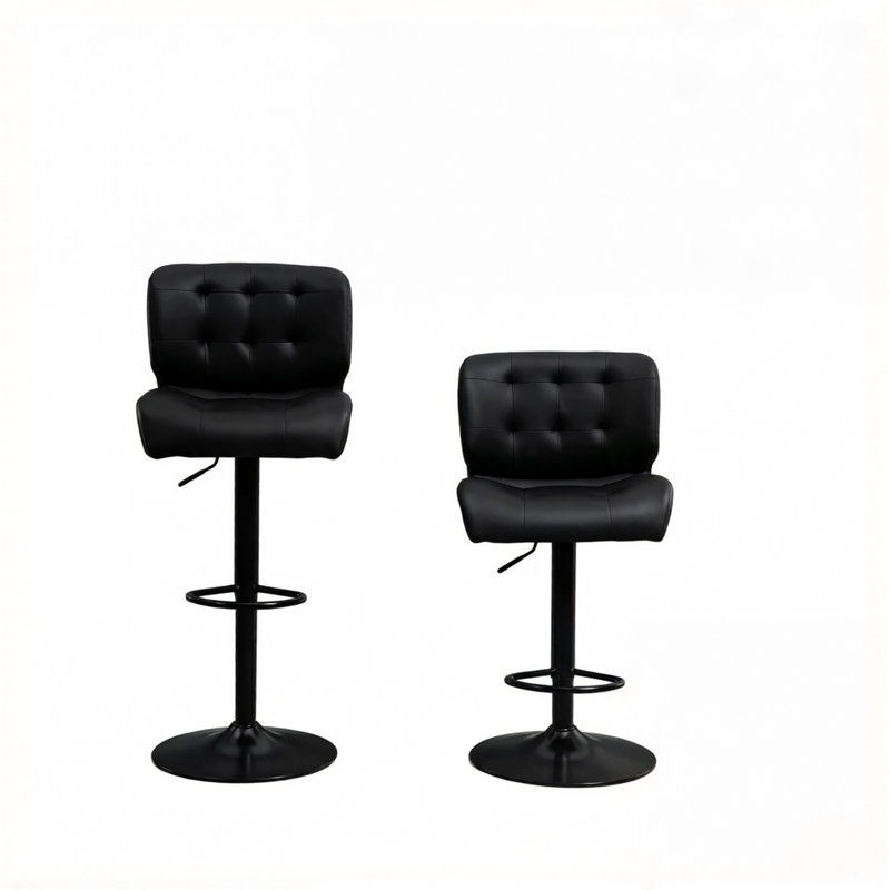 Chaise de cuisine capitonnée à boutons