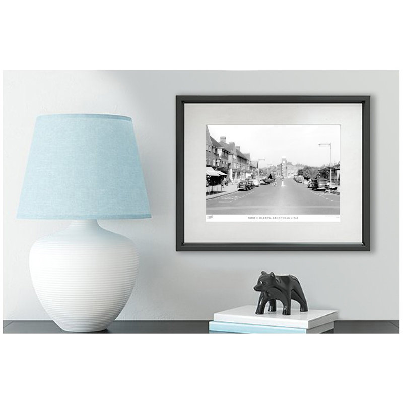 North Harrow, Broadwalk C1965 by Francis Frith - Single Picture Frame Print, 28cm H x 36cm W x 2.3cm D