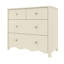 Commode 4 tiroirs Sutton, lin blanc-356734108