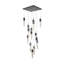 Lustre suspendu en cristal 15 lumières Modern-1109120443