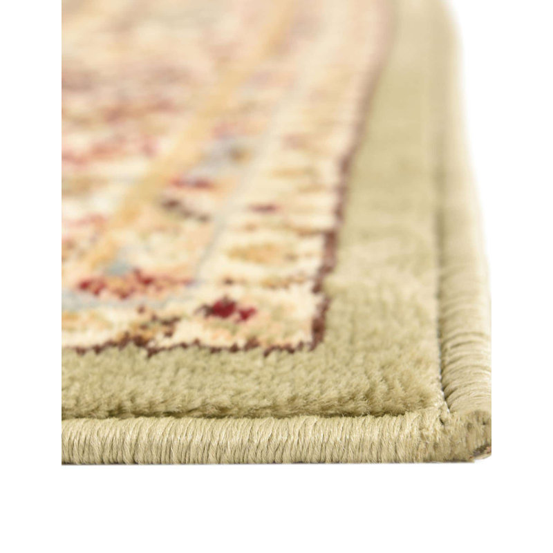 Tapis jaune Niles, Carré 4 pi 1 po