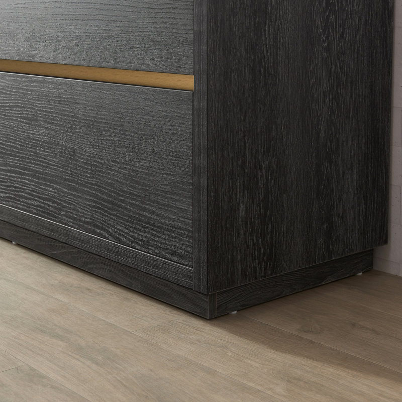 Ensemble de meuble-lavabo simple 24 po Beira, Blanc, Chêne noir nord-américain