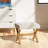 Everheart Solid Wood Accent Stool