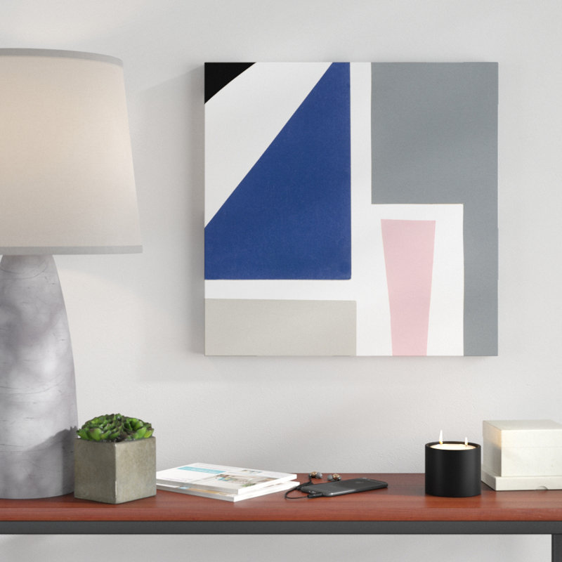 Colour Blocks II by Alicia Ludwig - Wrapped Canvas Painting, 51cm H x 51cm W 