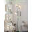 Lily Of The Valley Inspired 3-Head LED Floor Lamp With Flexible Gooseneck, 3 Color Modes For Bedroom Office