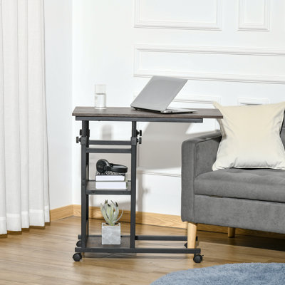 Chariot pour ordinateur portable mobile en forme de C