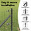 Vidaxl Fence With Posts Steel-116797769-116797760