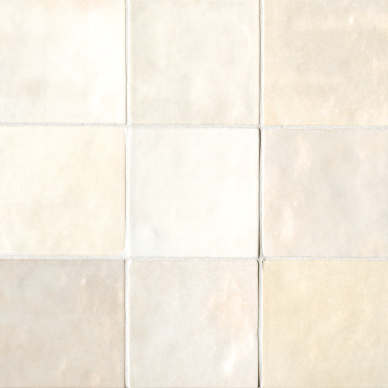 Cloe 5 in. x 5 in. Handmade-Look Ceramic Wall Glossy Subway Tile