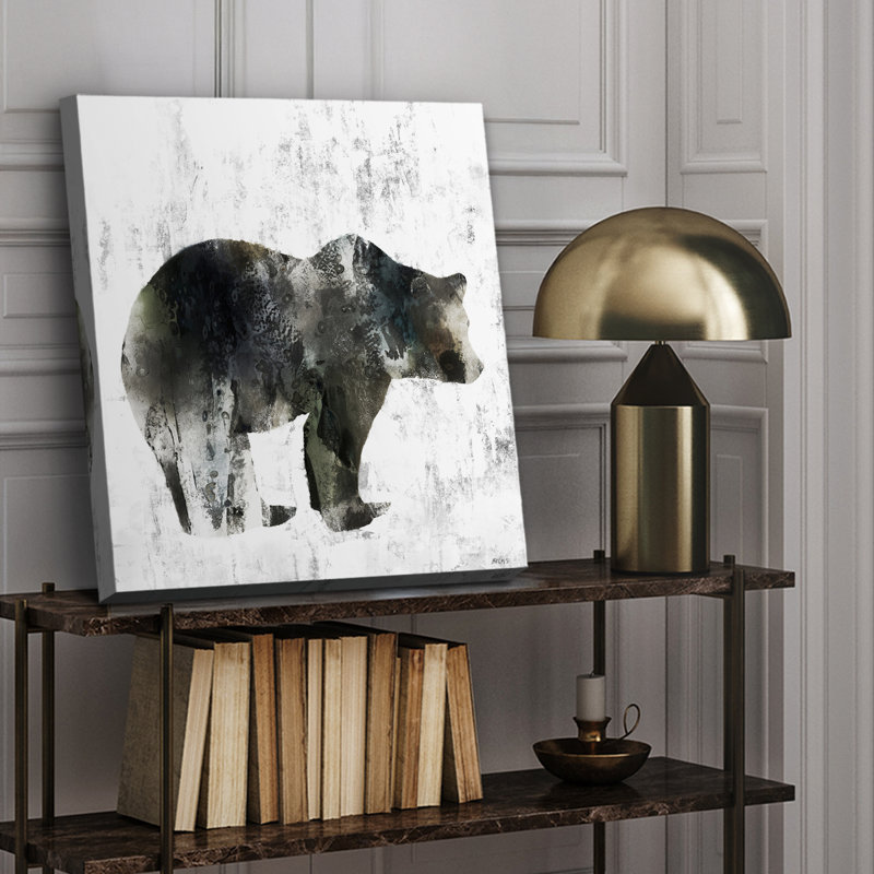 Totem ours - galerie sur mesure, H 27 po x l 18 po