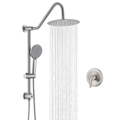 Complete Shower System with Rough in-Valve