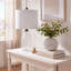 Lampe de table transparente 23 po Odette