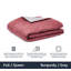Couverture d'édredon réversible en microfibre légère