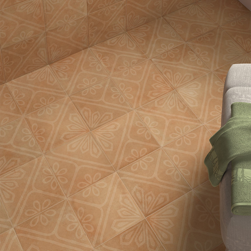 Carreau de porcelaine mat 8 po x 8 po Camarada, Cotto