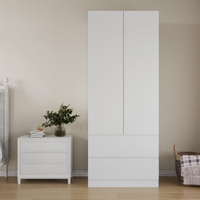 Armoire penderie avec tiroirs Chayton