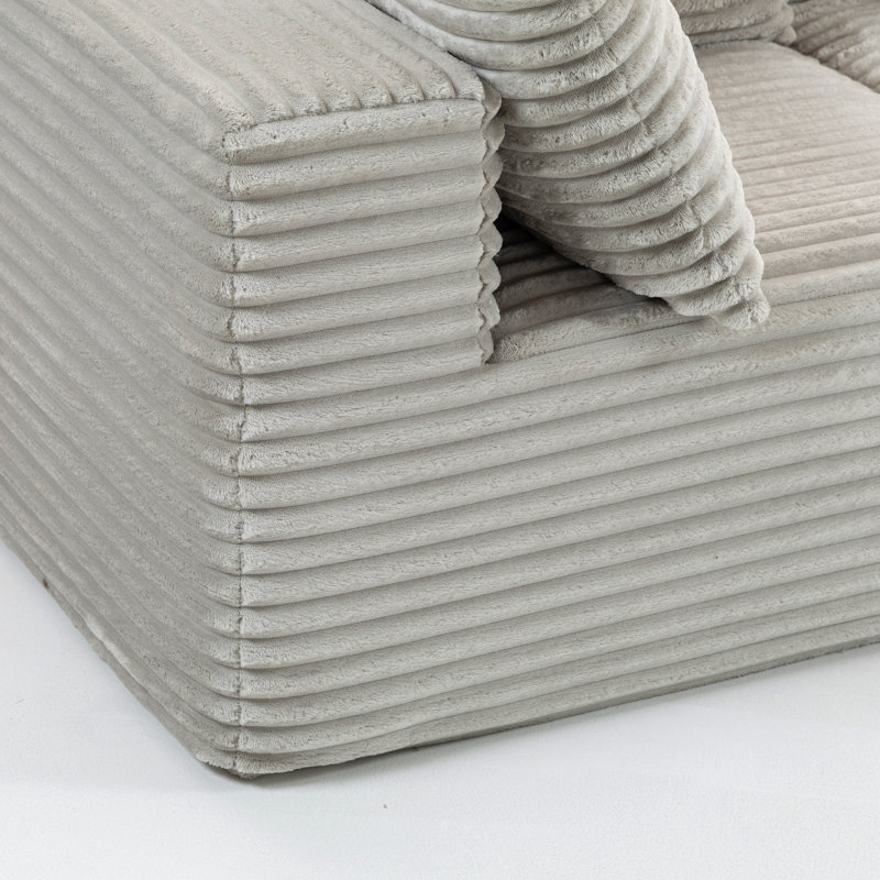 Compressed Sofa Magic Cube Sofa Sectional, Ash Gray