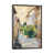 Toile encadrée de bois rustique foncé