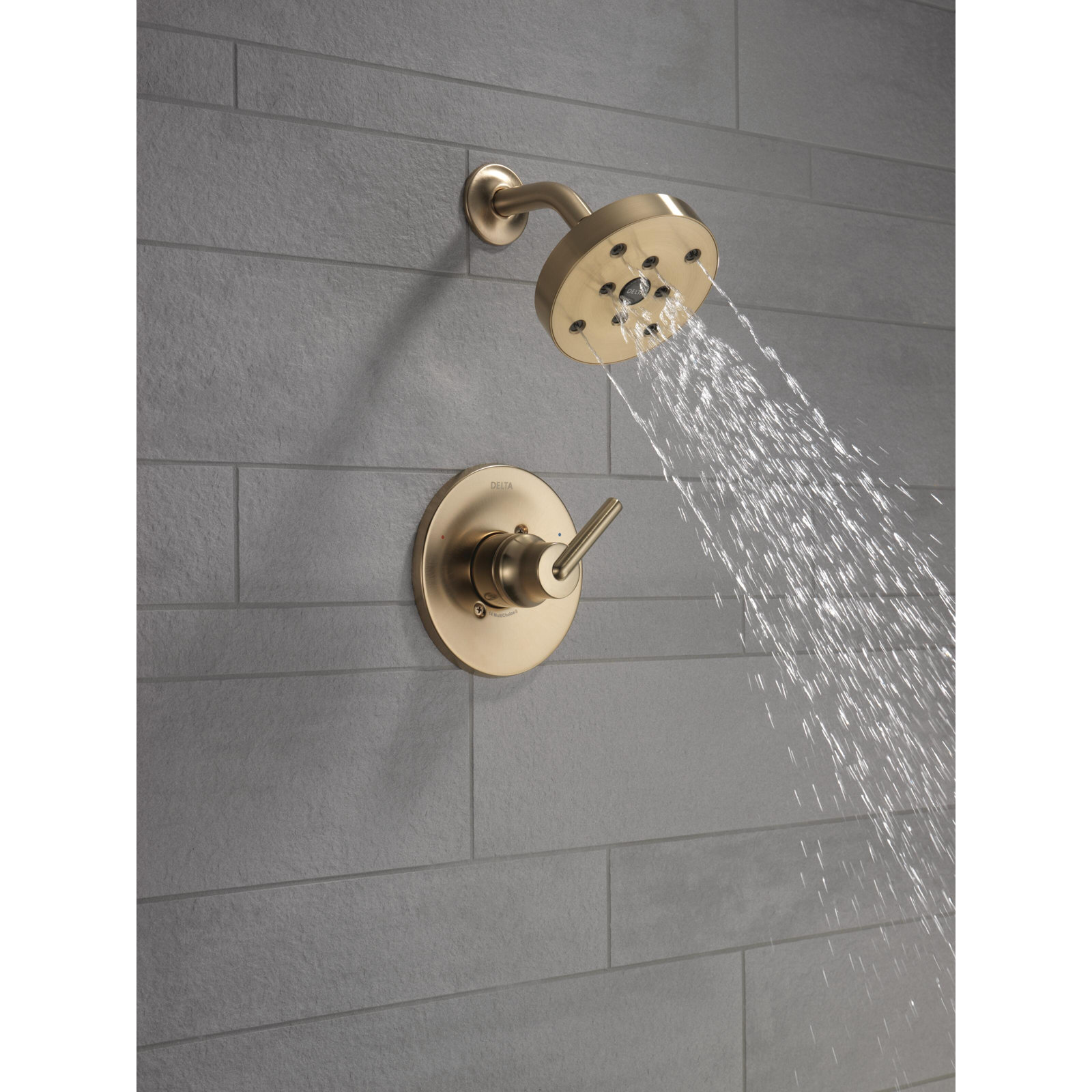 Trinsic 14 Series Single-Function Shower Set, Brilliance Champagne Bronze