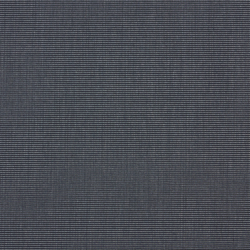 Repose-pieds d'extérieur en osier avec coussin Sunbrella, Gris