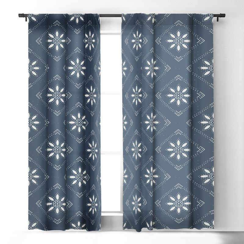 Rideau occultant en polyester Yuleidi, L 50 po x L 96 po