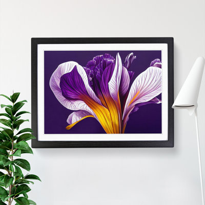 Flourishing Iris Flowers - Single Picture Frame Print