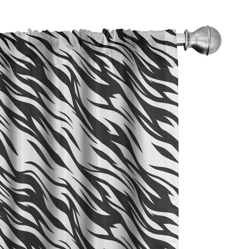 Semi-Sheer Rod Pocket Curtain Panels, 28" x 63"