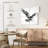 Brampt Eagle Flying Black And White