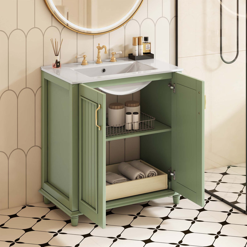Meuble-lavabo 30 po avec lavabo en résine
