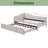 Twin L-Shaped Daybed With Pop-Up Trundle-1103621585