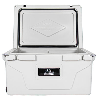 110 Quart Rotomolded Cooler, 6-10 Days Ice Retention Wheeled Ice Chest, Heavy-duty Lldpe Bear Resistant Outdoor Cooler For Camping, Fishing, Tailgate & Week-long Expedition