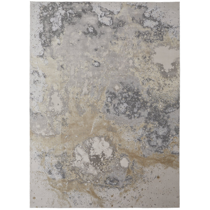 Abstract Indoor Rug, Rectangle 6'7" x 9'7"