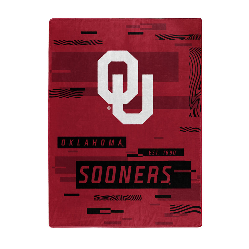 Throw Blanket, Red/Black, Oklahoma Sooners