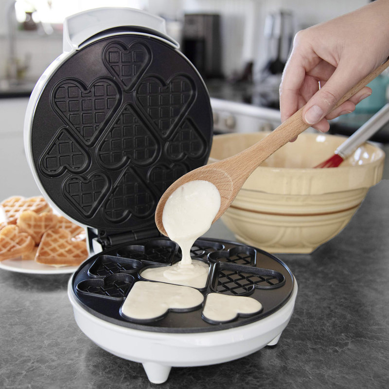 Mini gaufrier à cœurs