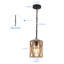 1-Light Farmhouse Dining Room Single Cylinder Pendant