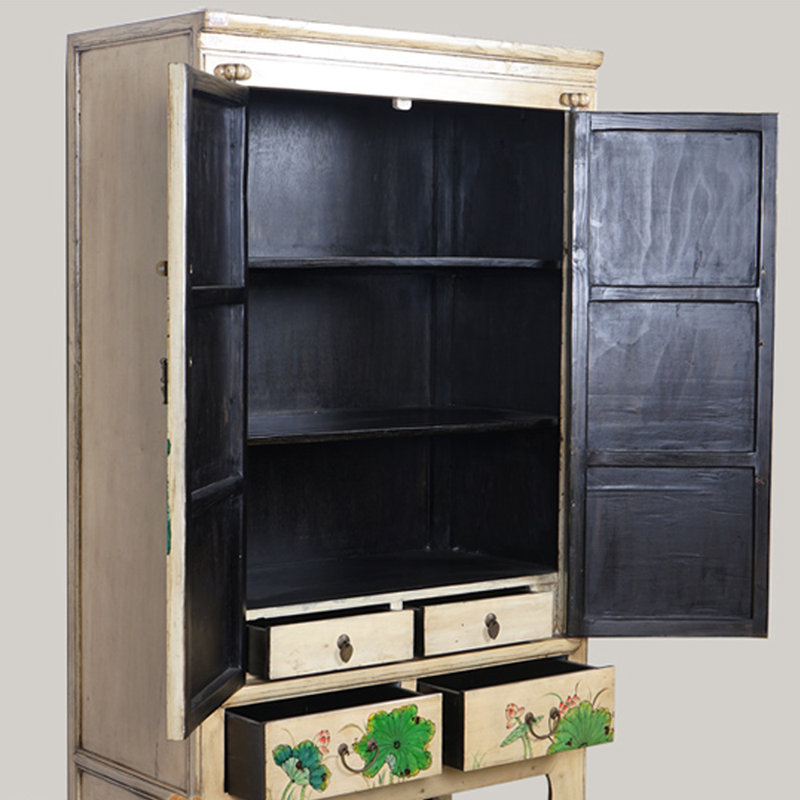 Console en bois d'orme massif