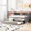 Lit de jour simple TG avec 2 lits gigognes et 3 - Gris, chargement, précieux lits gris, rangement, avantage-118082877
